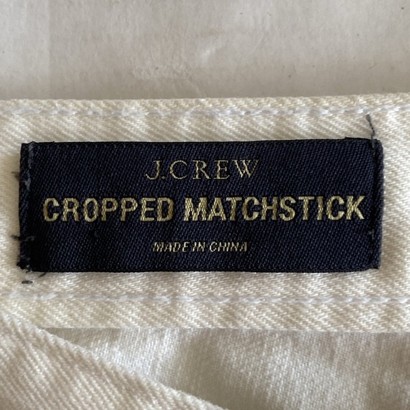 J. Crew White Ankle Cropped Pants - Picture 4 of 9